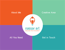 Tablet Screenshot of nassarart.com